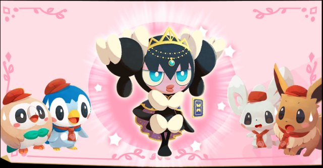 Fortune Teller Gothorita with café Pokémon in the Cosmic Cuisine event artwork