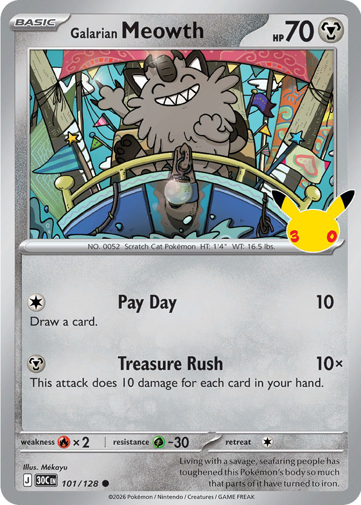 Galarian Meowth, 101/128