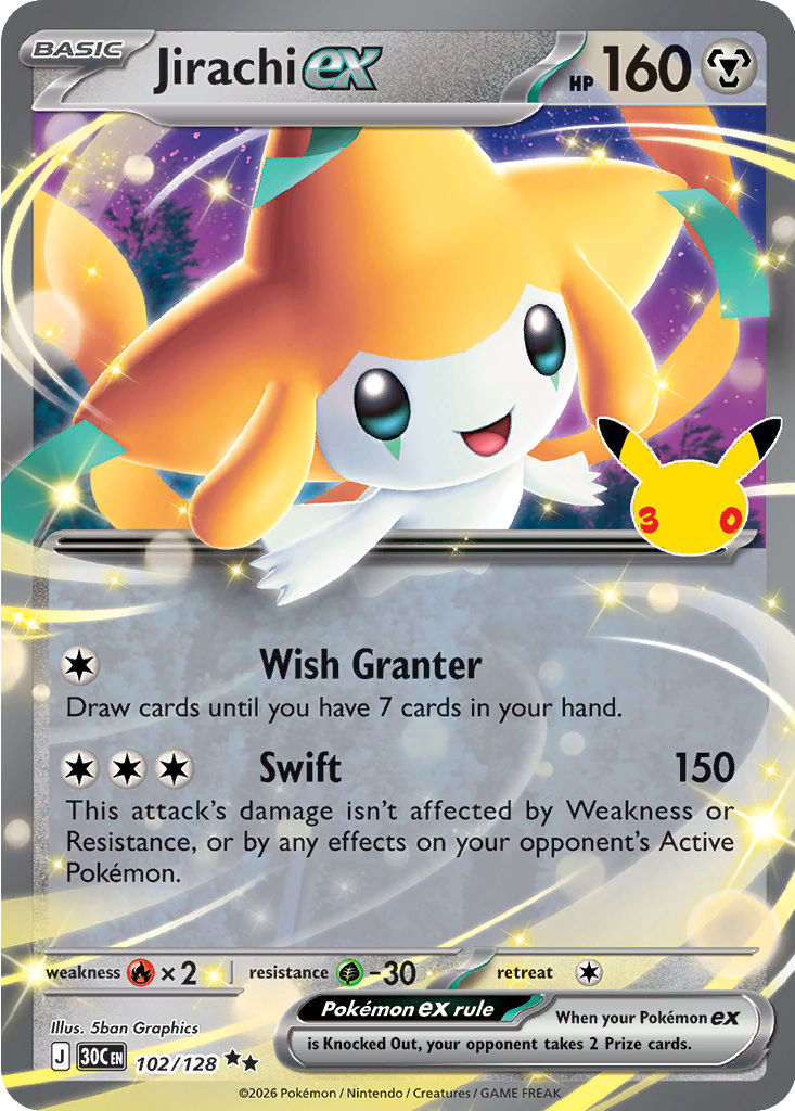 Jirachi ex, 102/128