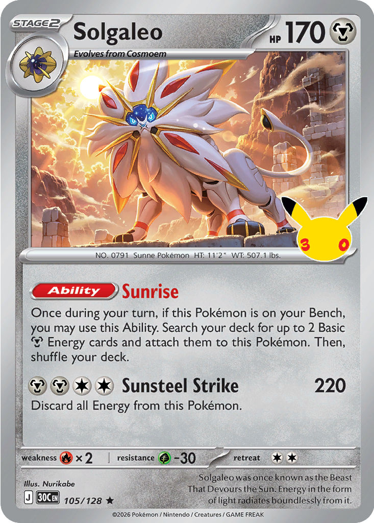 Solgaleo, 105/128