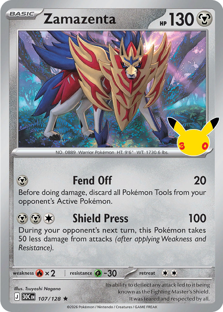 Zamazenta, 107/128