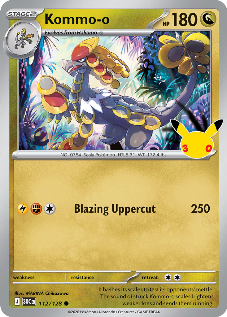 Kommo-o, 112/128