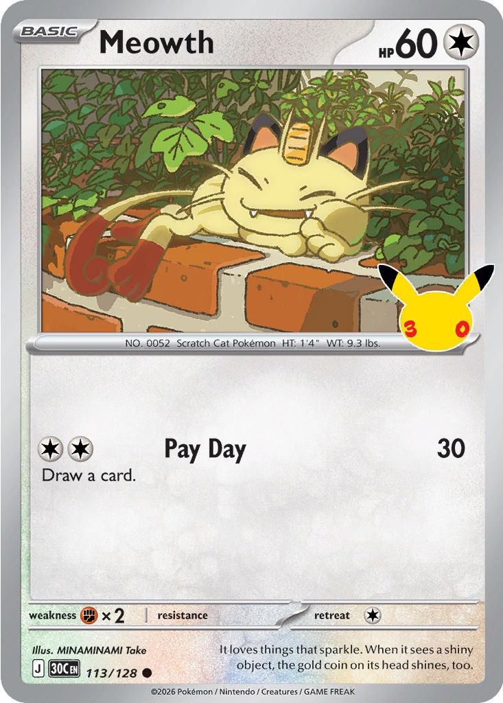 Meowth, 113/128