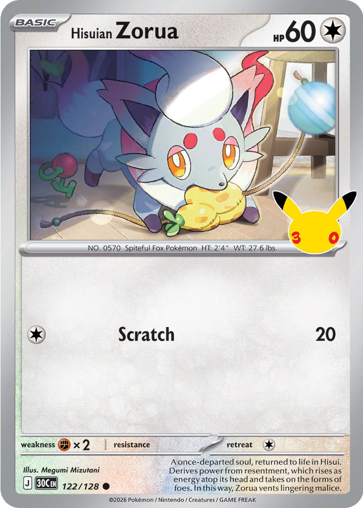 Hisuian Zorua, 122/128