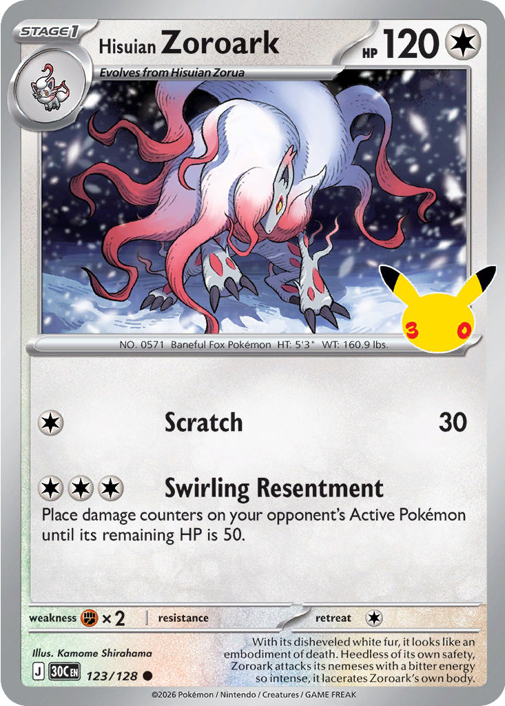Hisuian Zoroark, 123/128