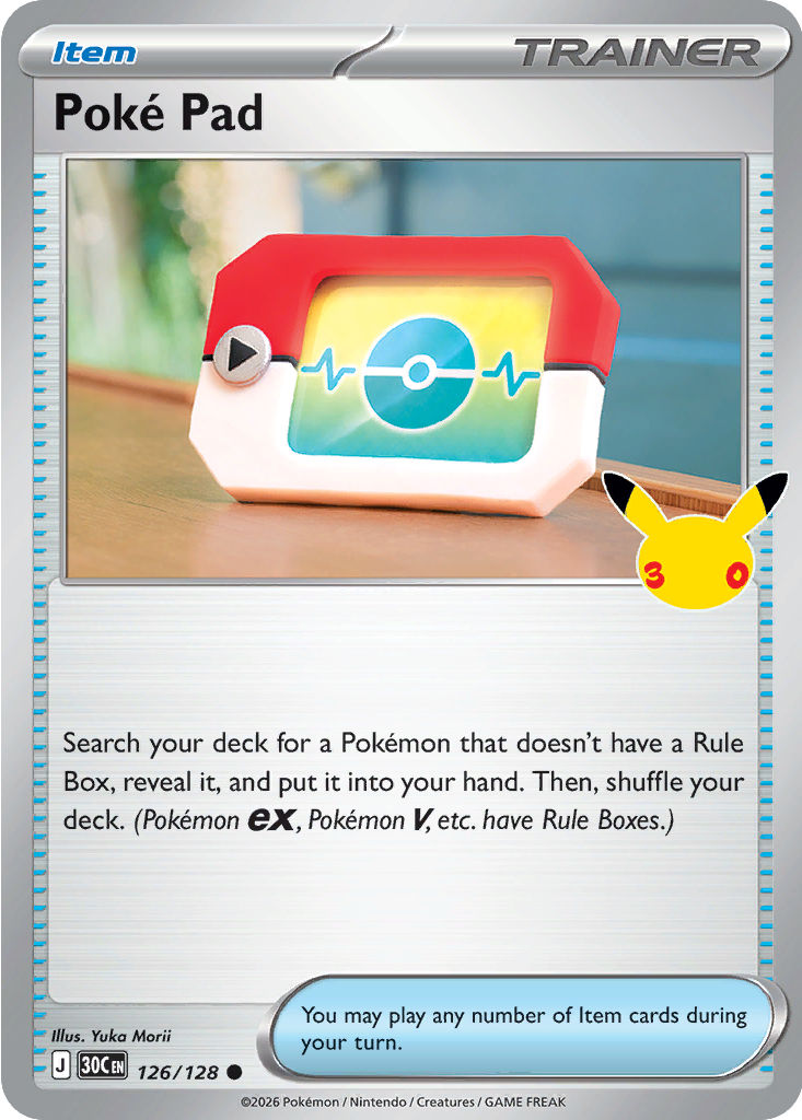 Poké Pad, 126/128