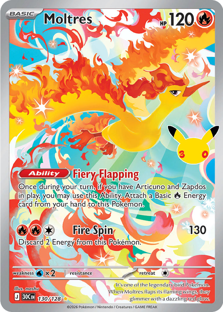 Moltres, 130/128