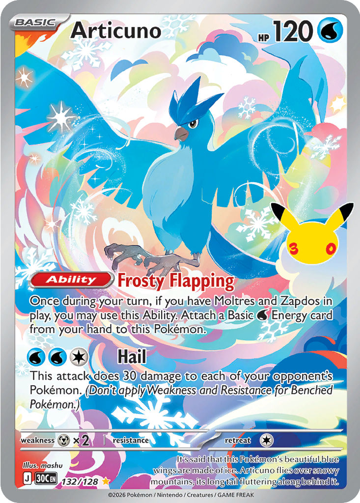 Articuno, 132/128
