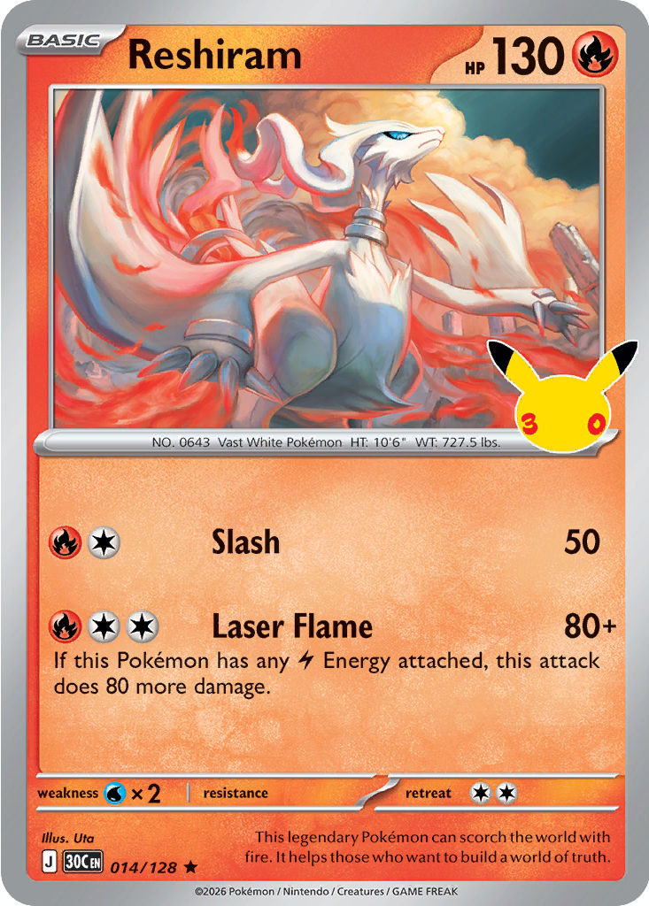 Reshiram, 014/128
