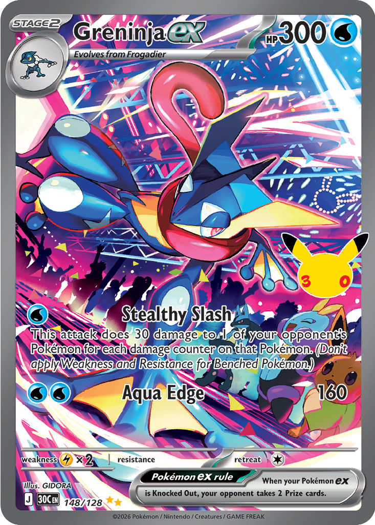 Greninja ex, 148/128