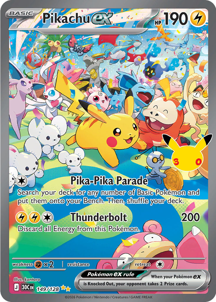 Pikachu ex, 149/128