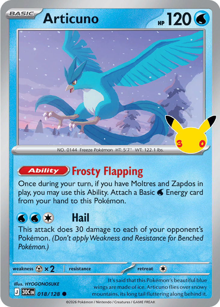Articuno, 018/128