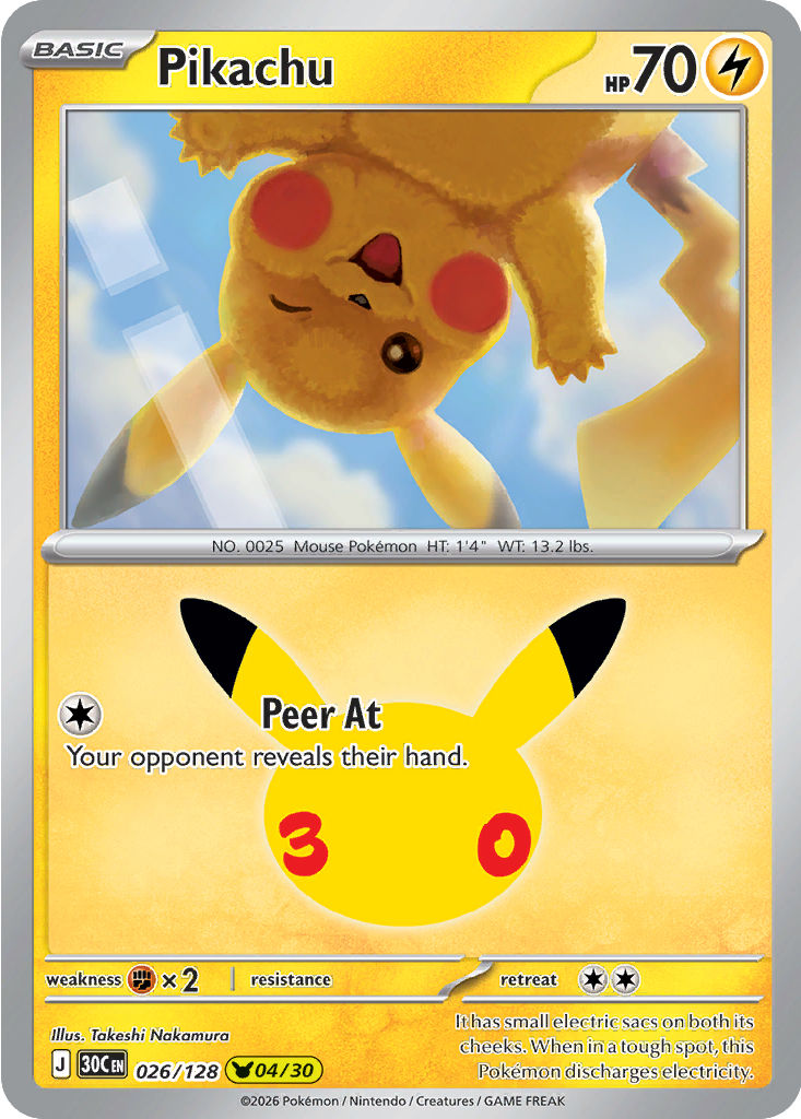 Pikachu, 026/128
