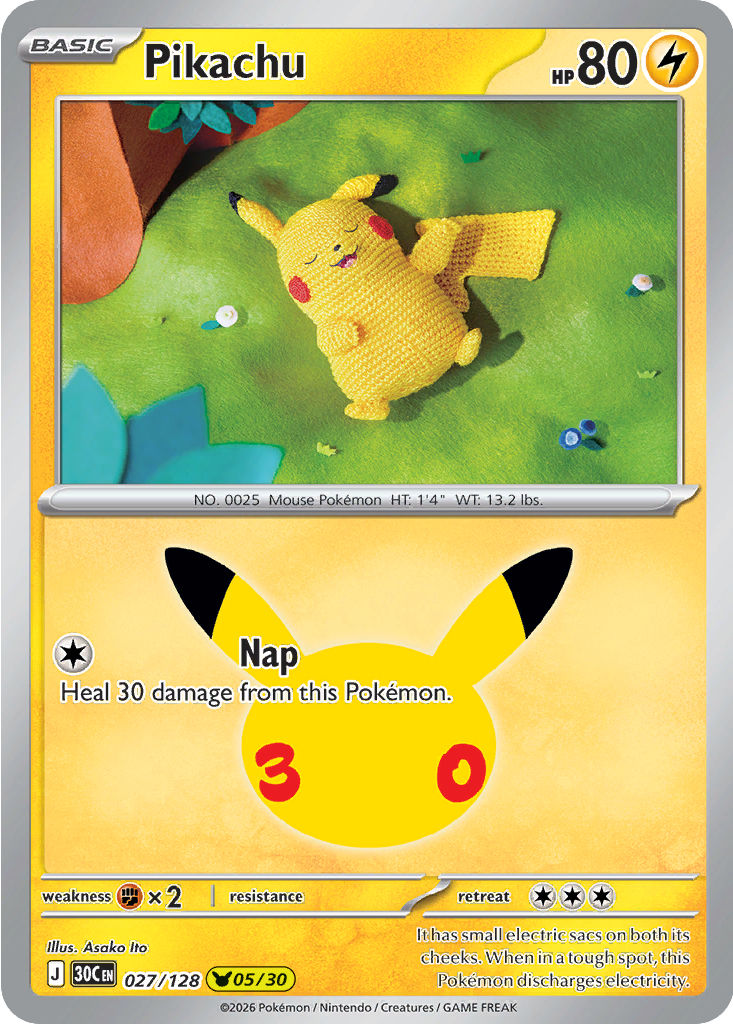 Pikachu, 027/128