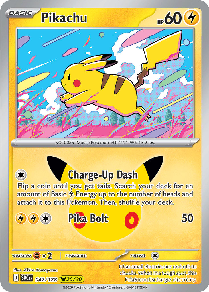 Pikachu, 042/128