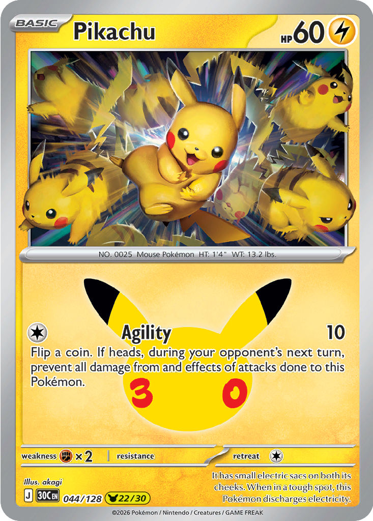 Pikachu, 044/128
