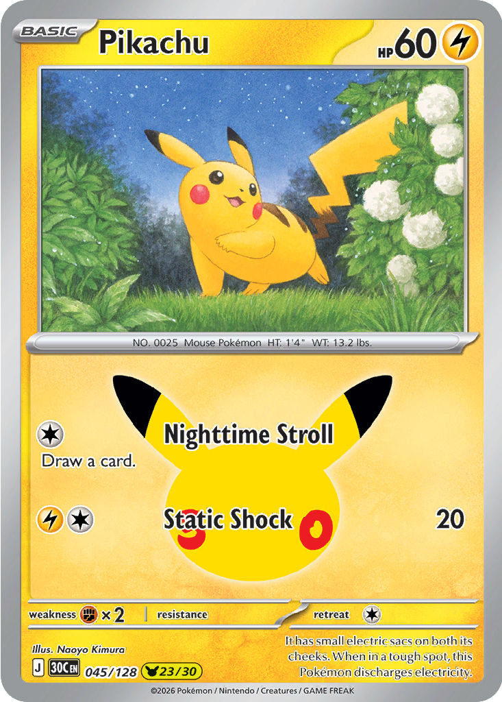 Pikachu, 045/128