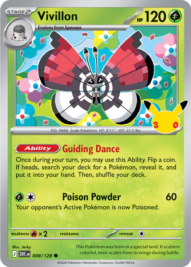 Vivillon, 008/128