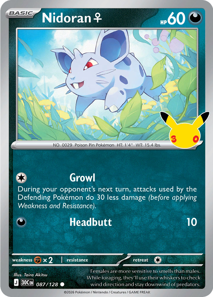 Nidoran♀, 087/128