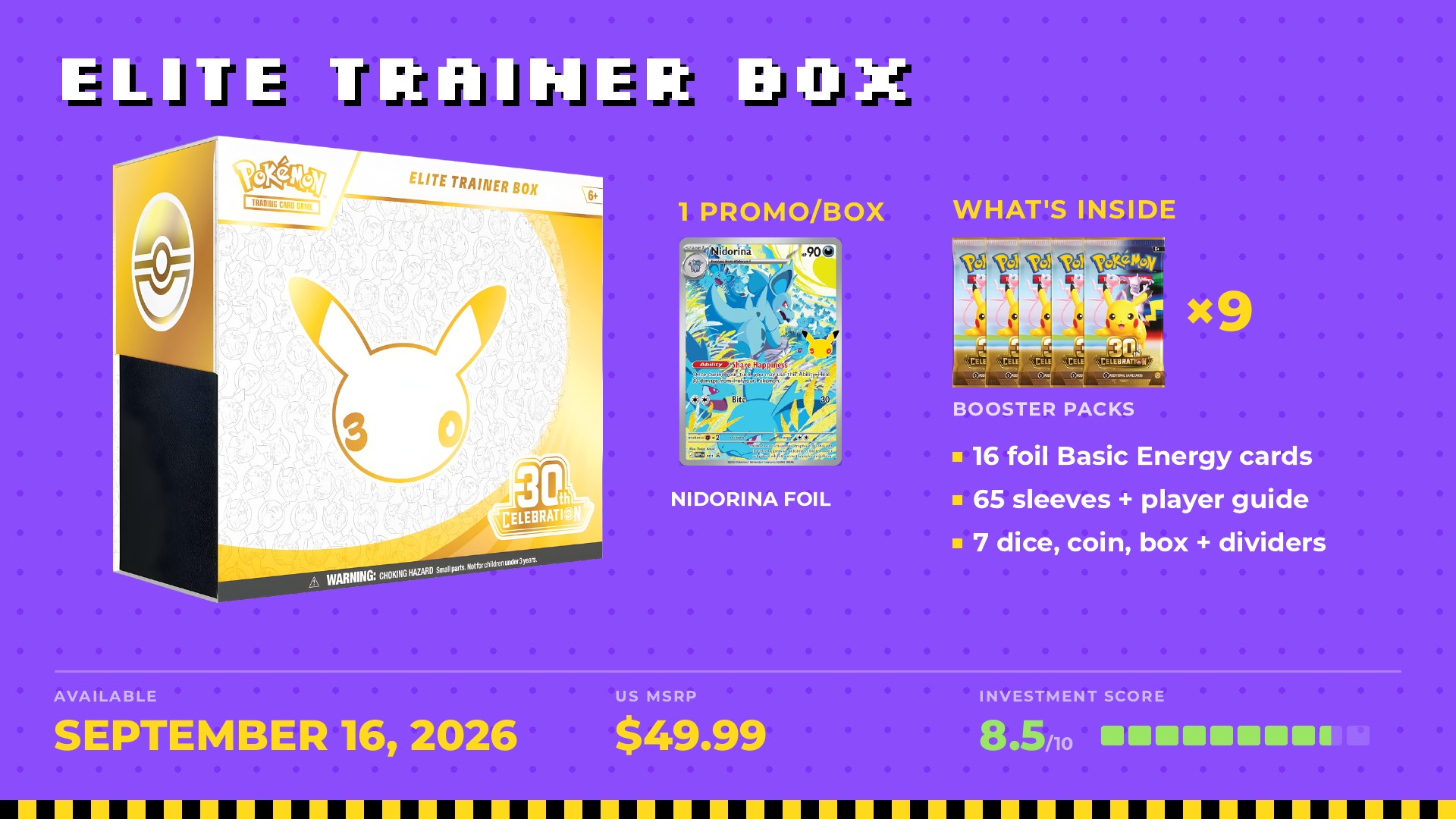 Elite Trainer Box: Nidorina foil promo