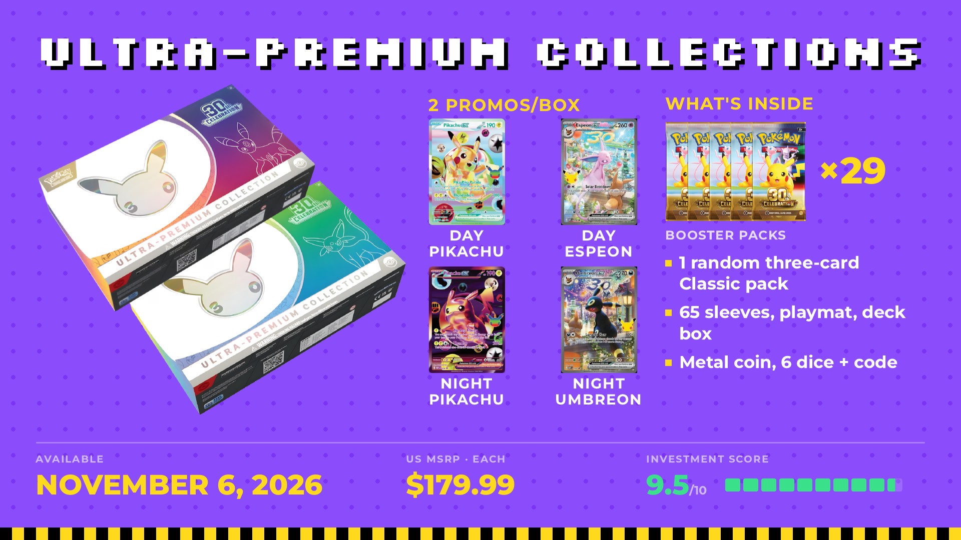 Day and Night Ultra-Premium Collections: Two matching promos and a separate Classic pack