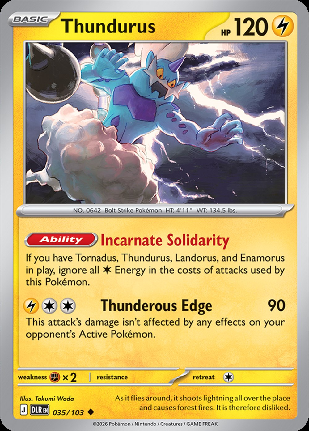 Thundurus, English checklist 035/103, English image