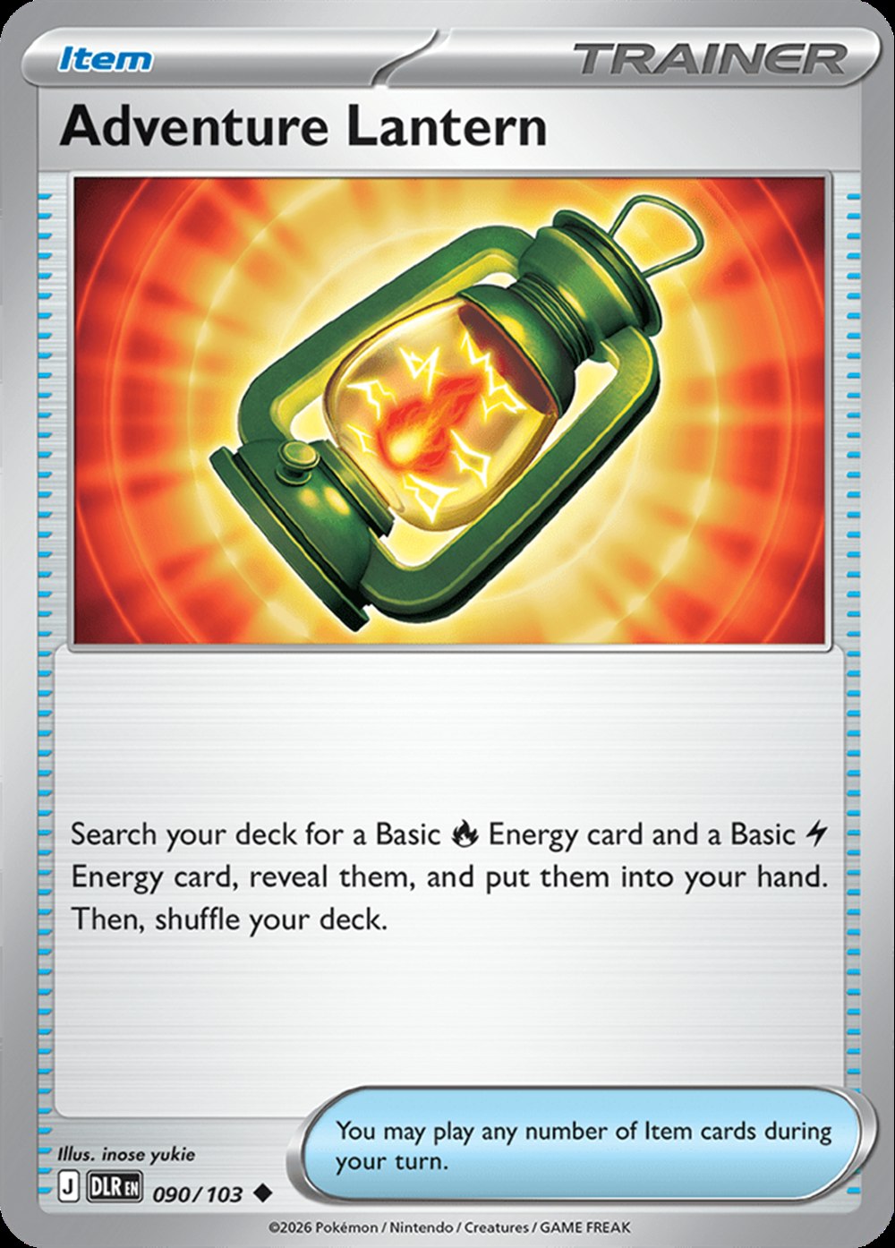 Adventuring Lantern, English checklist 090/103, English image