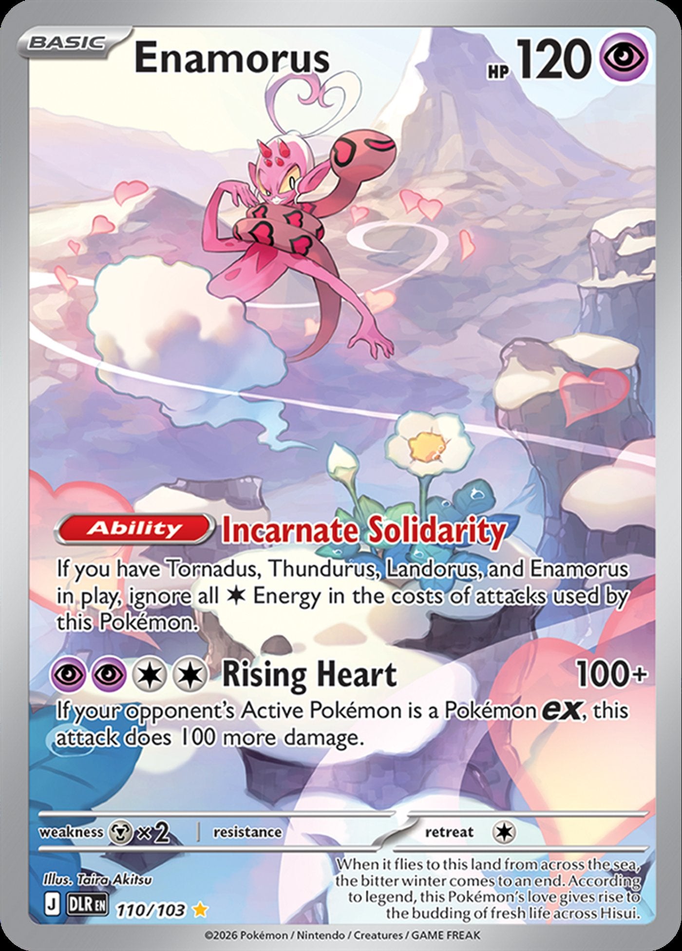 Enamorus, English checklist 110/103, English image