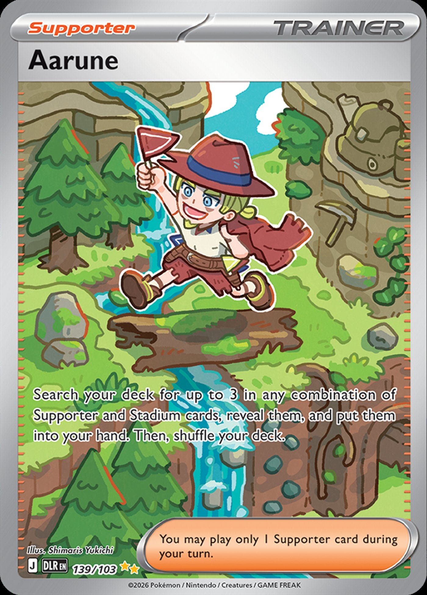 Aarune, English checklist 139/103, English image