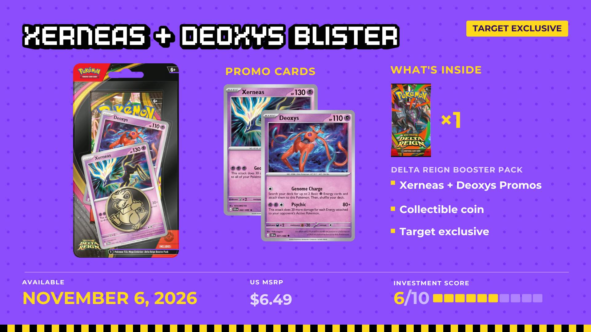 A second two-card pairing with one booster ,  original Side Quest episode graphic